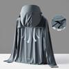XIN SHENG XIANG Unisex Ice-Feel UV Protection Fishing Jacket with Detachable Brim