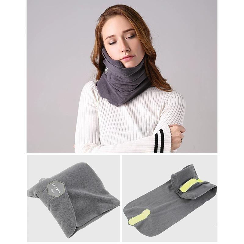 Soft Support Neck Pillow Vc Shape Neck Protection Pillows Relief Orthopedic Pain Portable Travel Office Car Comfy Sleep Headrest