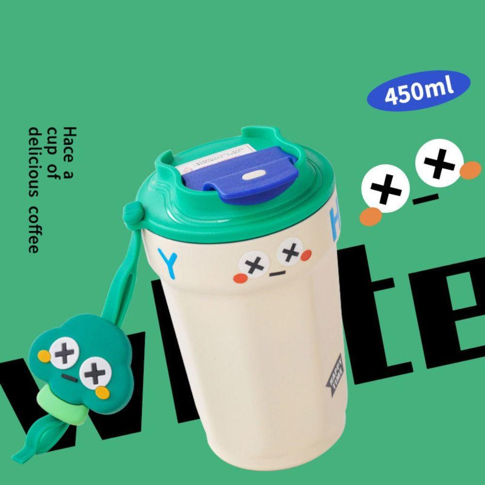 Plastic Water Bottle Cartoon Girls Juice Milk Bottle INS Style Coffee Cup  Home Office