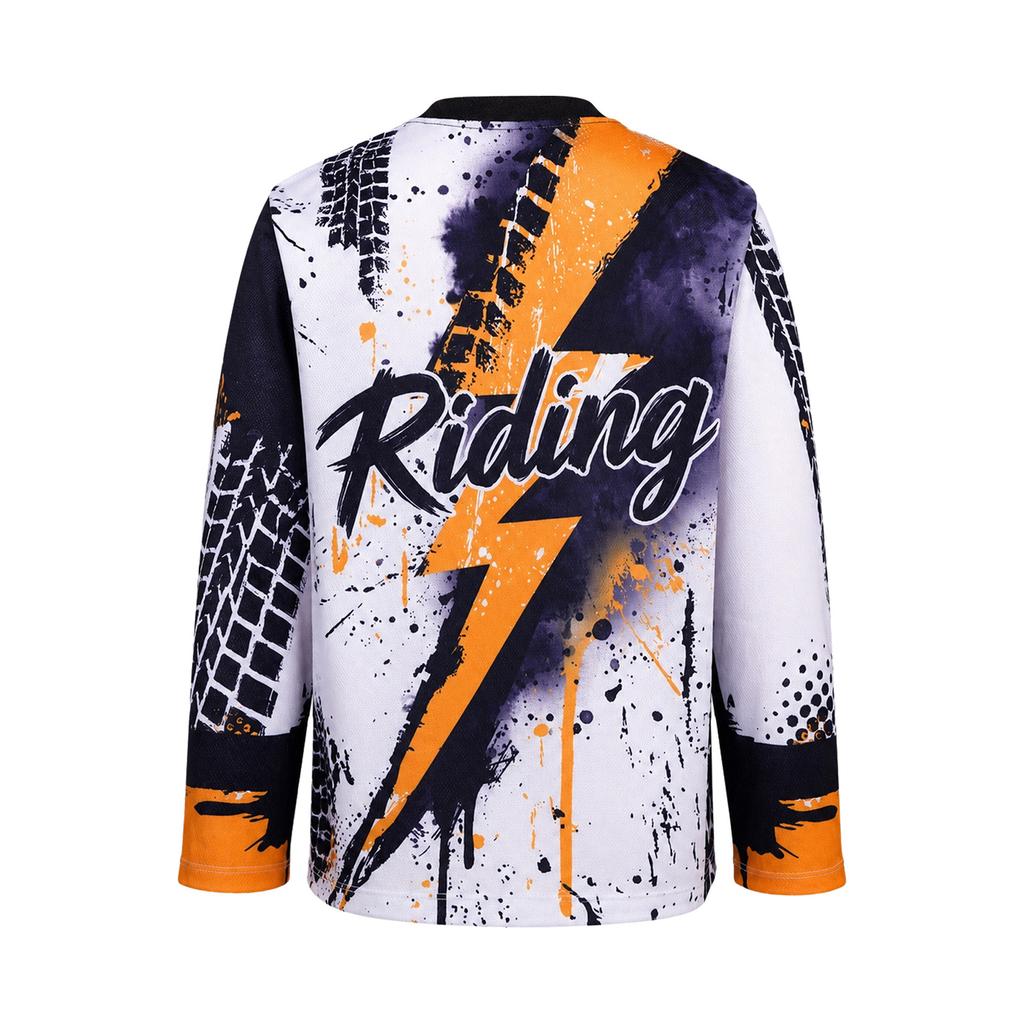 Boys Motocross Shirt Mountain Biking Clothes