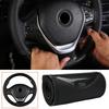 Carbon Fiber Car Steering Wheel Cover SeW DIY Hand Stitch PU Leather Protector Braiding Cover For Steering Wheel D9R4