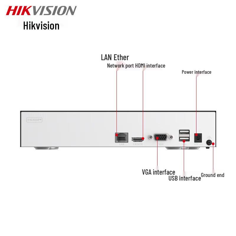 Hikvision Smart Network Video Recorder CN plug (adapter included)