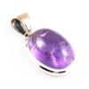 Натуральный аметист драгоценный камень 925 стерлингового серебра ювелирные изделия двухцветный кулон 1.6" d8p05