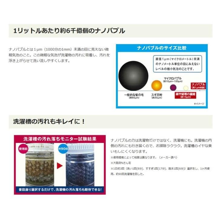 Viva Nano Bubble Wash Шланг для стирки стирки грязной стирки Тонкий нанопузырь Телевизионный продукт Шланг, Машины, Бак, Бак, Пузыри,