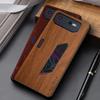 Case For Asus ROG Phone 6 Coque Simple Unique Design Lightweight Wooden Pattern Pu Leather Cover for Asus Rog Phone 6 Case