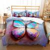 Butterfly Art Duvet Cover Set EU Single Double King US Twin Full Queen Cal Children Bed Linen Set