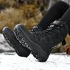 Новые мужские тактические ботинки Водонепроницаемая обувь для охоты и пешего туризма Шнуровка Пустынные Унисекс Армейские ботинки Мужские Женские Бренд Мотоциклетная обувь для скалолазания