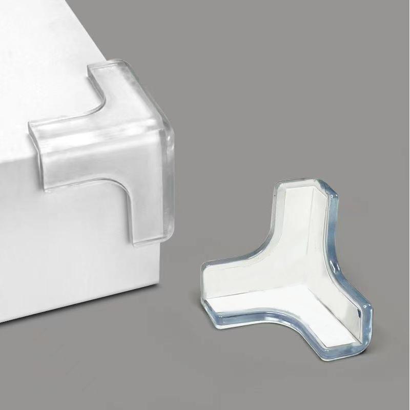 10PCS Clear Anti-collision Coffee Table Furniture Corner Protectors Soft Corner Sheathing Living Room Decor