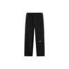 Li Ning Sports Lifestyle Series однотонные повседневные спортивные свободные прямые широкие брюки мужские брюки черного цвета AKLU701-2