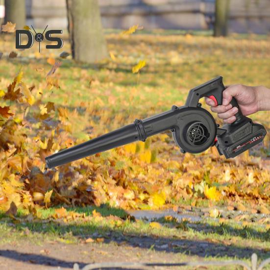 Беспроводная воздуходувка для листьев с медным мотором, портативная электрическая воздуходувка для листьев, мощная, для уборки сада, двора, патио, ухода за газоном, ручная уборка листьев