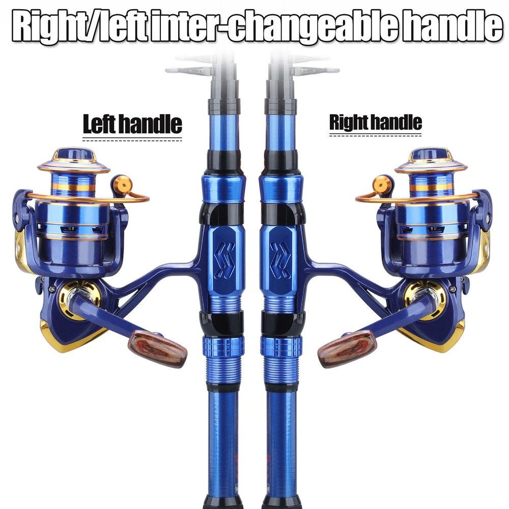 Катушка для удочки, дорожная телескопическая удочка, 12BB, спиннинговая катушка, набор катушек для удочки для морской и пресной воды