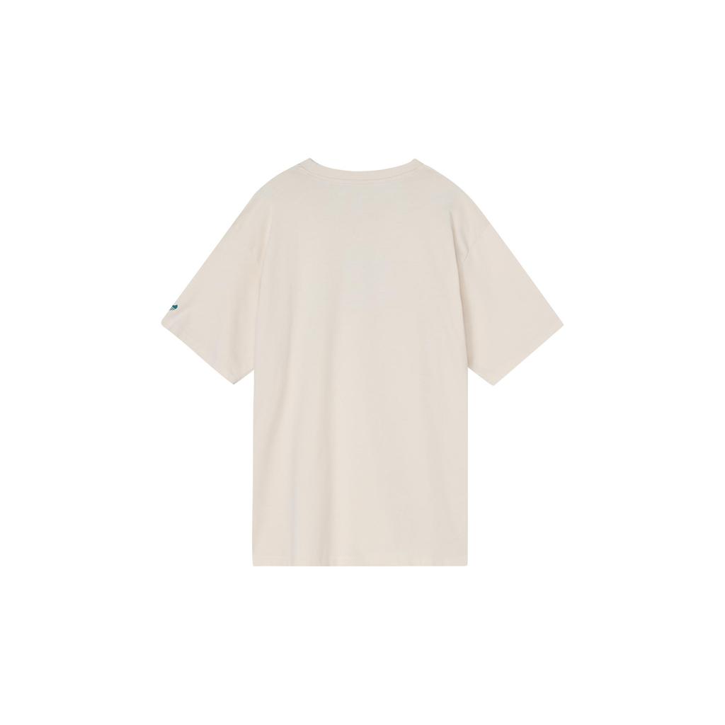 Adidas Originals Set in Sleeve T Shirt Unisex Gray White HC2192