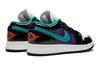 Kids' Sneakers Nike Jordan 1 Low Black Court Purple Turbo Green (GS) Black/White-Court Purple-Turbo Green