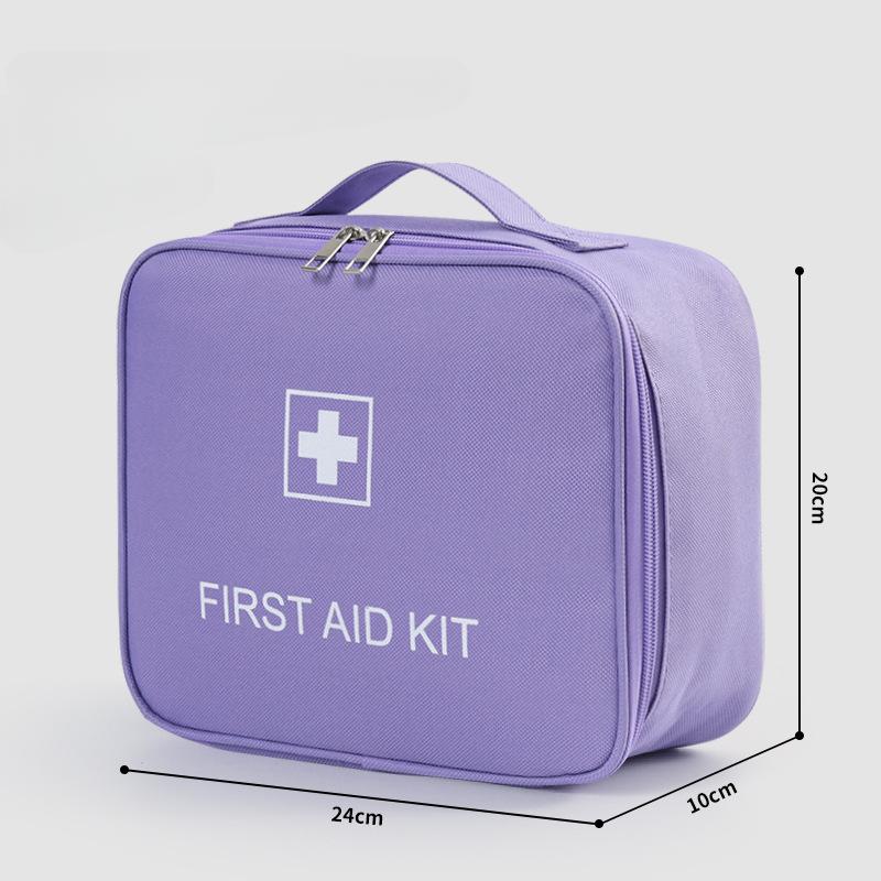Emergency First Aid for Family Candy Color First Aid Box High Capacity Outdoor Camping Traveling Kit for Medical Bandaid