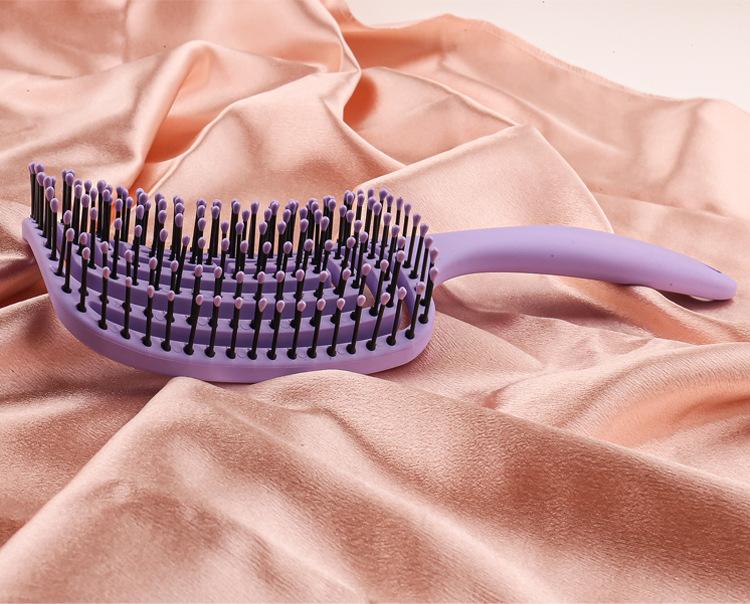 Набор для укладки волос в форме москитной спирали TT Comb, для прямых волос, расческа с восемью зубьями-ребрами, полая массажная расческа