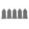 5PCS 3 Holes Truss Rod Cover Plastic Neck Adjusting Rod Cover Plates for Electric Guitar Bass