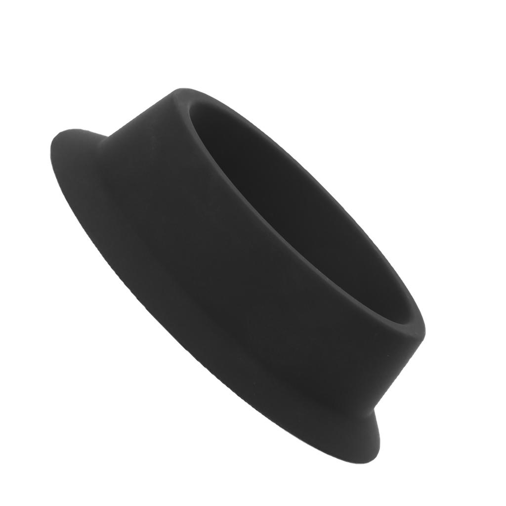 Силиконовая чаша для бритья Домашний парикмахерский салон Портативная чаша для вспенивания мыла/крема для бритья (черный)