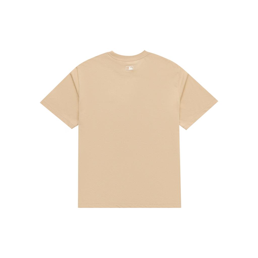 New MLB Set in Sleeve T Shirt Unisex Sandy Brown 3ATSB0233-43SAL