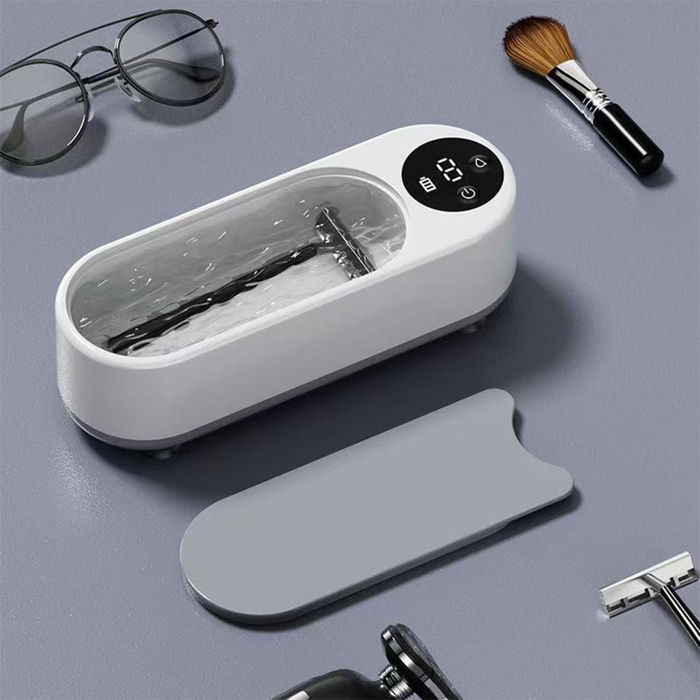 Ultrasonic Jewelry Cleaner Rechargeable Cleaning Machine Glasses Cleaner for Eyeglasses Rings Necklaces Denture