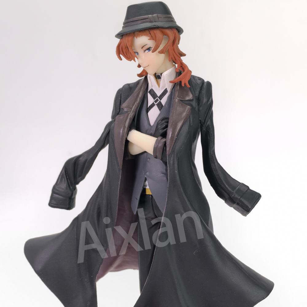 18см Фигурка Бродячие Псы Великого Дома Накахара Тюя Дазай Осаму ПВХ Фигурка Действия Коллекционная Модель Игрушки Подарок Ребенку Украшения Кукла Игрушка