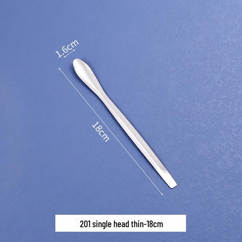 Медицинская ложка из нержавеющей стали для упаковки косметики — вариант с одной или двумя головками