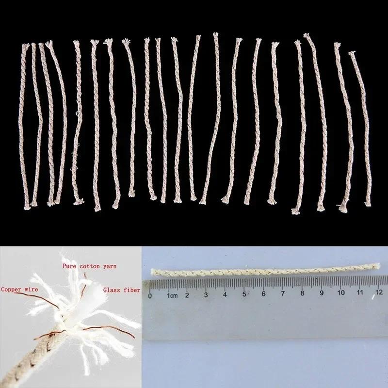 НОВЫЕ 20 шт./лот Хлопковый фитиль для керосиновой спиртовой лампы Прочные фитили для DIY Колесная керосиновая зажигалка Масло Инструменты для изготовления свечей