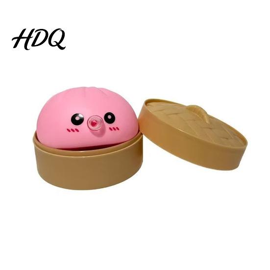 Decompression Sensory Toy Cartoon Expression Bubble Dumpling Stress Relief Steamed Bun Portable Reliever Squeeze Fidget Hand Relaxation Tool