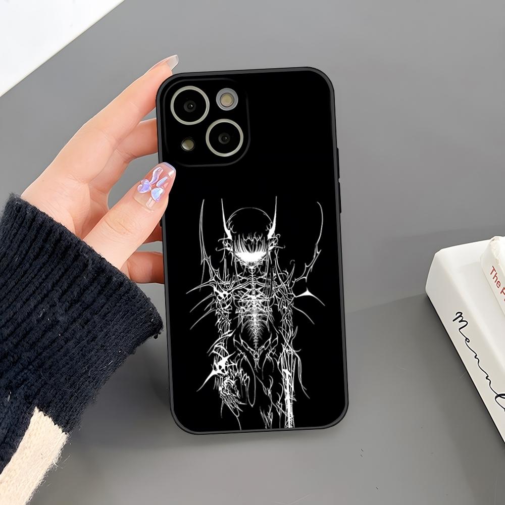 Крутой Готический Скульптурный Чехол-Телефон Девушка Для Iphone 16 Plus 15 14 Pro Max 13 Mini 11 12 Xr X Xs 6 7 8 SE Plus Задняя Крышка