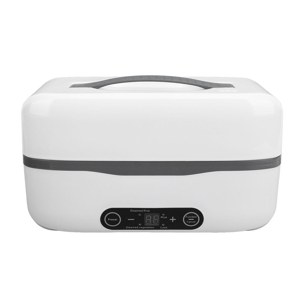 Электрический подогреваемый ланч-бокс с функцией интеллектуального резервирования и приготовления на пару, портативный, из нержавеющей стали, индивидуальный внутренний