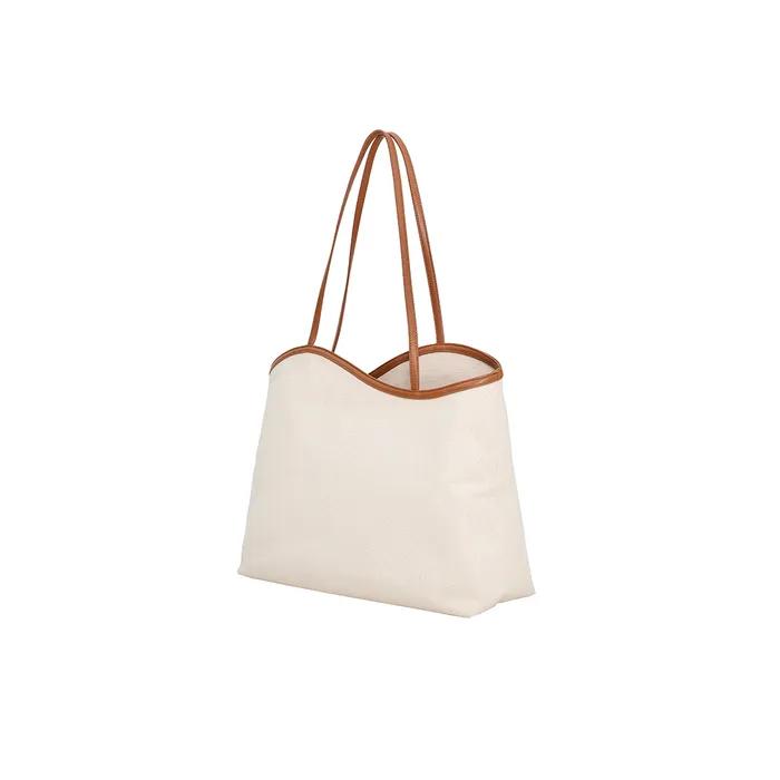 heart BAG - canvas camel