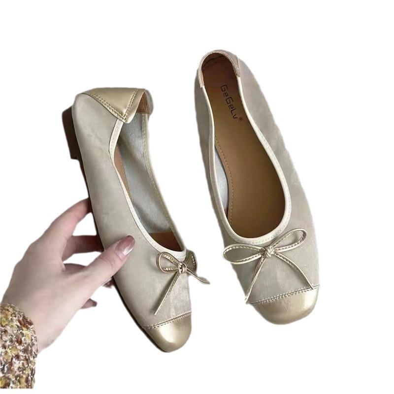 Одиночные туфли Мягкая подошва Плоские балетки