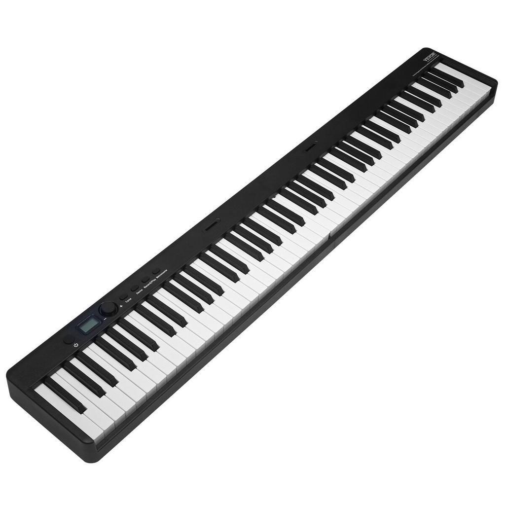 Складная клавиатура-пианино 88 клавиш, портативная, складная, Bluetooth MIDI, с подставкой