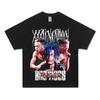 Для Парней и Девчонок XXXTentacion Навсегда Графическая Футболка Панк Дышащий Хлопок Короткий Рукав Свободная Круглый Вырез Ретро Хип-Хоп Футболки