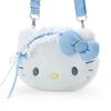 Sanrio Hello Kitty Face-Shaped Pochette, Light Blue, Days, Kitty, 13.7 X 17 X 8 Cm, Character, 760471