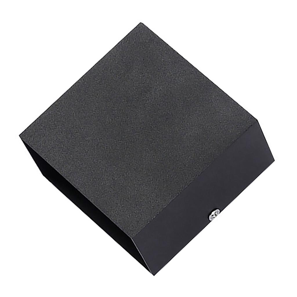 Современный светодиодный настенный светильник из алюминия для внутреннего использования, светодиодный настенный светильник для спальни, прихожей, черный, 10 Вт, теплый