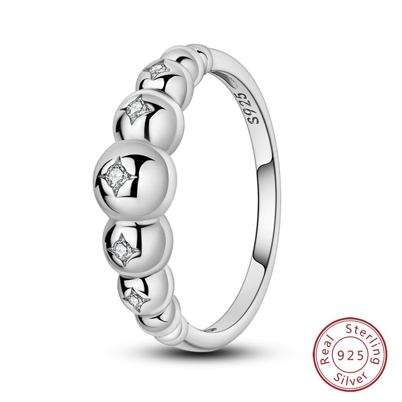 925 Sterling Silver Heart Shaped Infinite Minimalist Rings Hollow Celtic Knot Rings for Women Elegant Engagement Wedding Jewelry
