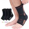 1Pcs Ankle Brace Breathable Ankle Support Comfortable Ankle Stabilizer with Compression Wrap Support Suitable for Men & Women