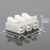 20pcs-50pcs Electrical Cable Connectors CH2 CH3 No Solding Quick Cable Wire Connector No Screw Terminal Block Spring Clamp