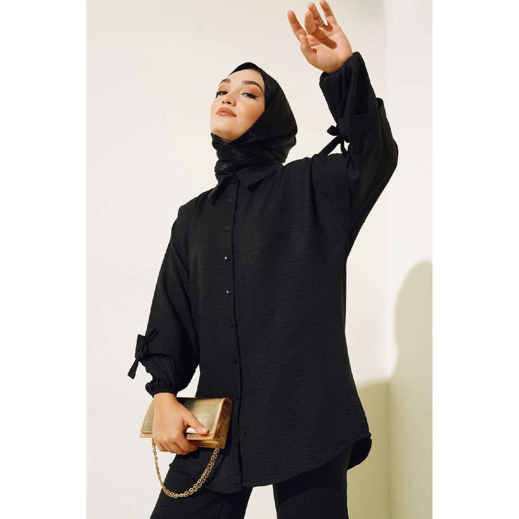 Women's Buttoned Linen Double Suit