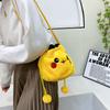 New  Pikachu Drawstring Plush Bag Lovely Funny Girls Boys Student Compact Makeup Storage Travel Outdoor Cartoon Gift Bag
