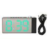 Projection Alarm Clock USB Charger Port Adjustable Brightness Digital Clock with 180 Degree