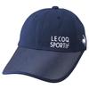Coq Sportif Wide UV Cell Sun Sweat Quick Antibacterial and Odor Golf QGCXJC05 NV00 [Le Golf] Cap, Brim, Visor, Protection, Absorbent, Drying,