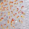 Наклейки для ногтей Tomoni Shell Light - Новый китайский стиль с дизайном счастливой рыбы кои