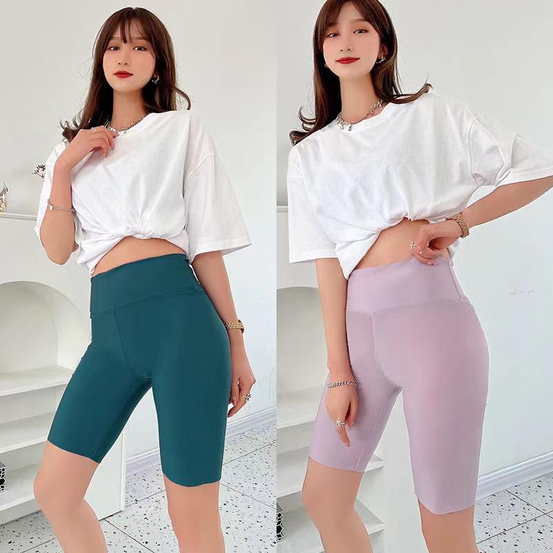 High-Waisted Slimming Women's Summer Shorts - Plus Size, Tight-Fitting, Anti-Exposure, Lightweight Base Layer (5-Minute Pants).