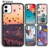 Krajews Арт с воздушным шаром Мягкий чехол для телефона для iPhone 17 Air 16 15 14 plus 11 12 13 pro max Plus coque Fundas