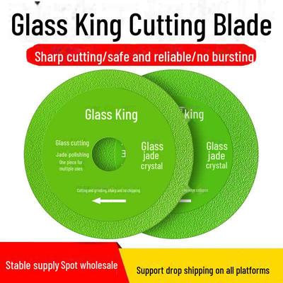 Ультратонкое лезвие для угловой шлифовальной машины Glass King для резки винных бутылок, керамики, нефрита и плитки