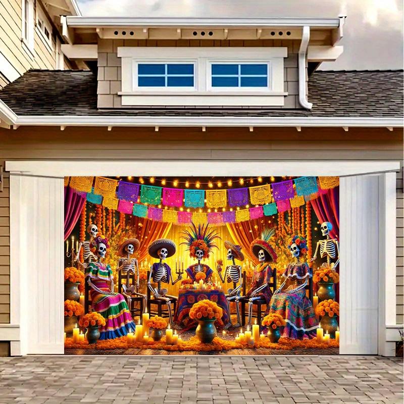 Halloween background - Polyester banner, suitable for multi-purpose holiday parties - Multi-purpose holiday party supplies