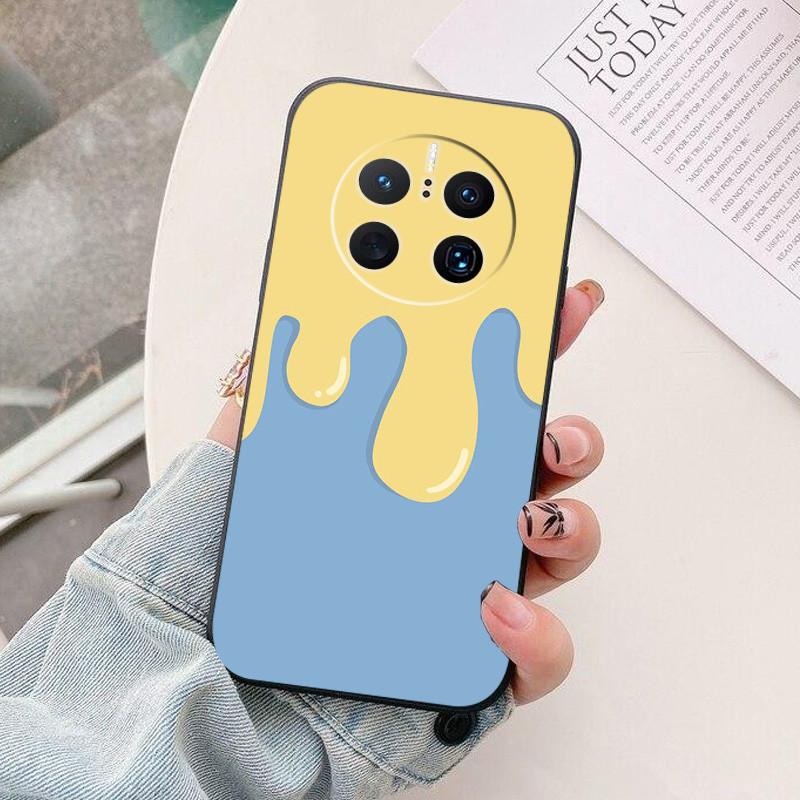 For Huawei Mate50pro 4G Case Colorful Painted Soft Silicone Back Cover For Huawei Mate 50 Mate50 Pro 50pro Shockproof Bumper