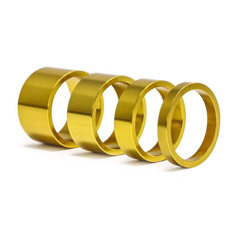 Комплект алюминиевых прокладок для передней вилки велосипеда — в комплект входят прокладки разных цветов и головки