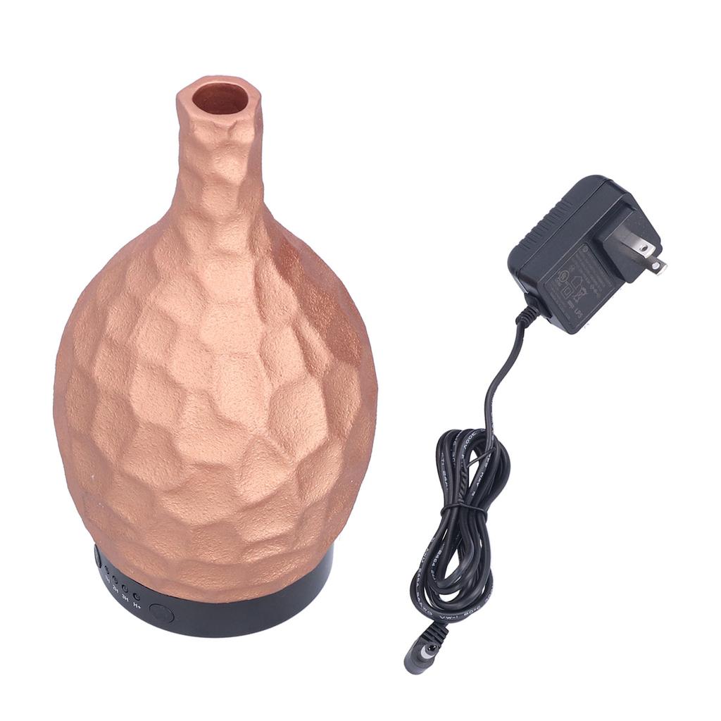 Ультразвуковой распылитель эфирного масла с древесным зерном, керамический синхронизированный аромадиффузор для дома